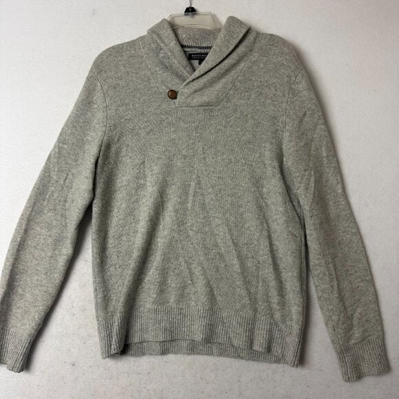Lot of 3 Banana Republic Men's sweaters sz S Merino Wool Cashmere gray red - Picture 2 of 10